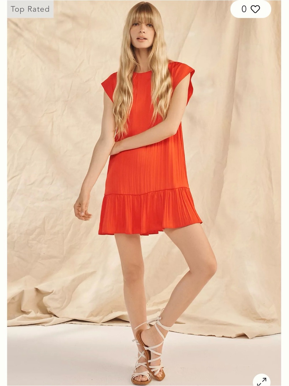 Anthropologie Maeve Flouncy Tunic Dress
